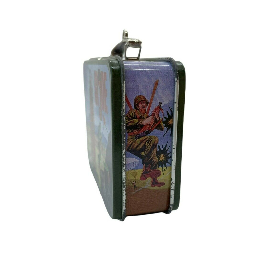 2002 Hallmark Keepsake Ornament "G.I JOE" Lunchbox Set Pressed Tin New in Box - Picture 5 of 8